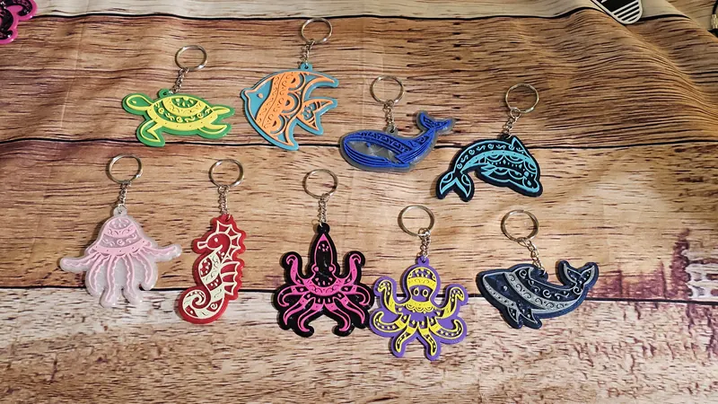 Custom Keychain - Personalized 3D printed keychain